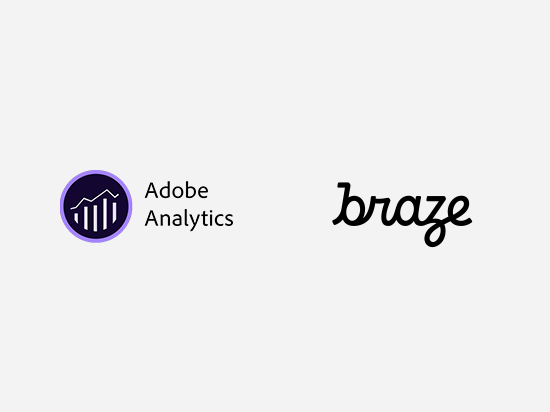 Adobe Analytics and Braze logo