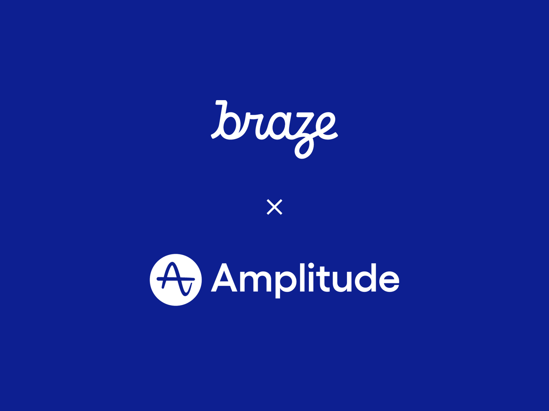Braze and Amplitude logos