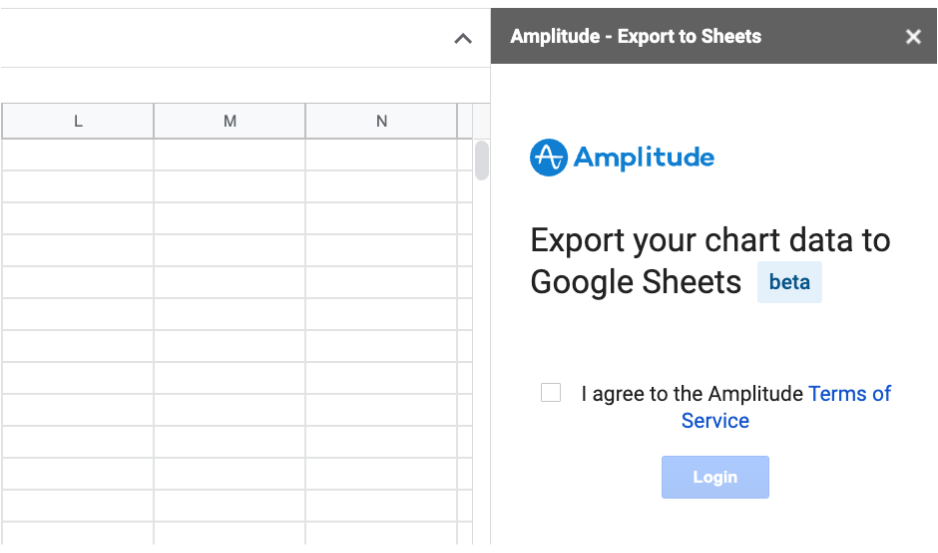 Amplitude Google Sheets Add-on-4
